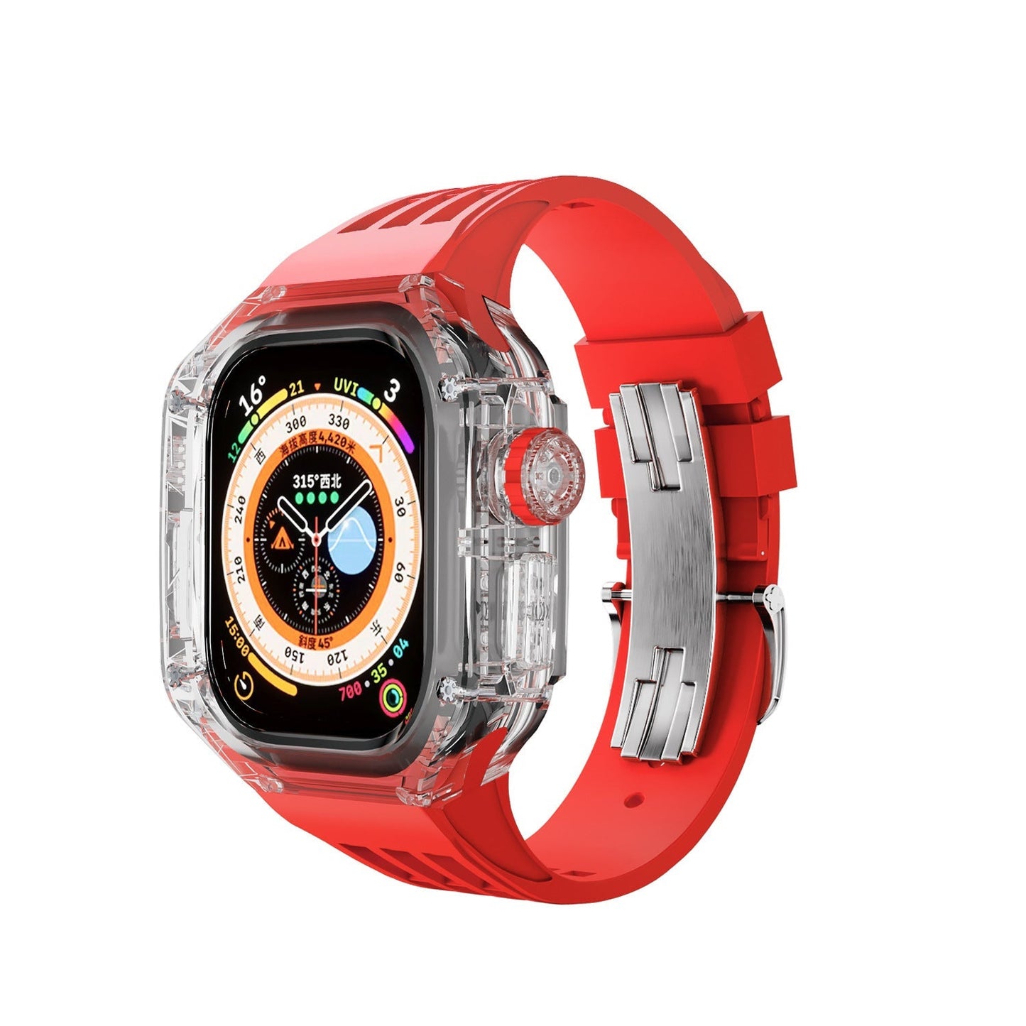 Luxury Case Strap For Apple Watch Ultra 49mm - Mycasety Mycasety