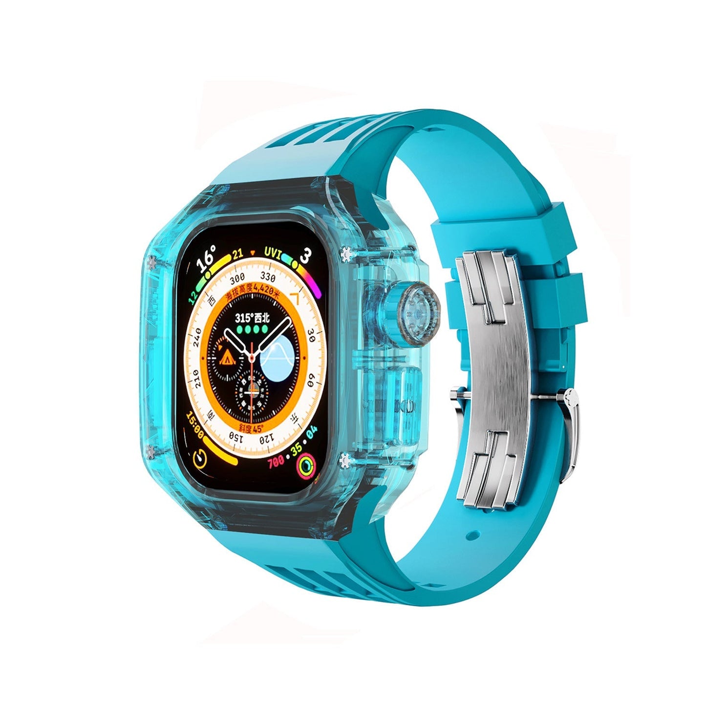 Luxury Case Strap For Apple Watch Ultra 49mm - Mycasety Mycasety
