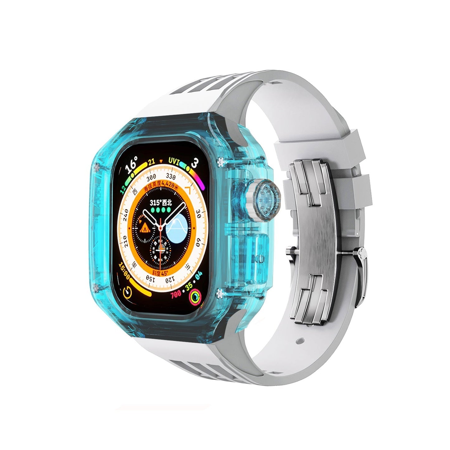 Luxury Case Strap For Apple Watch Ultra 49mm - Mycasety Mycasety