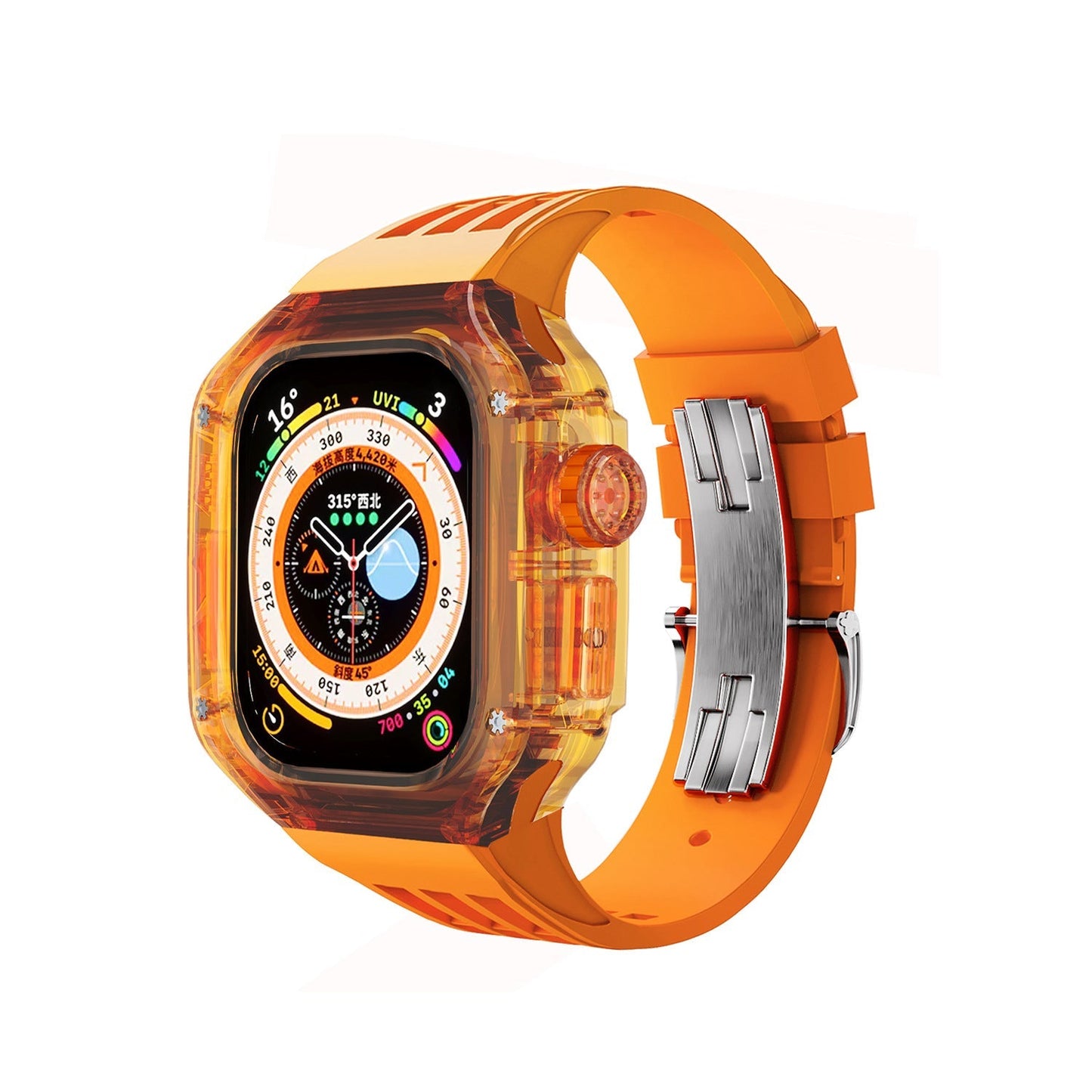 Luxury Case Strap For Apple Watch Ultra 49mm - Mycasety Mycasety