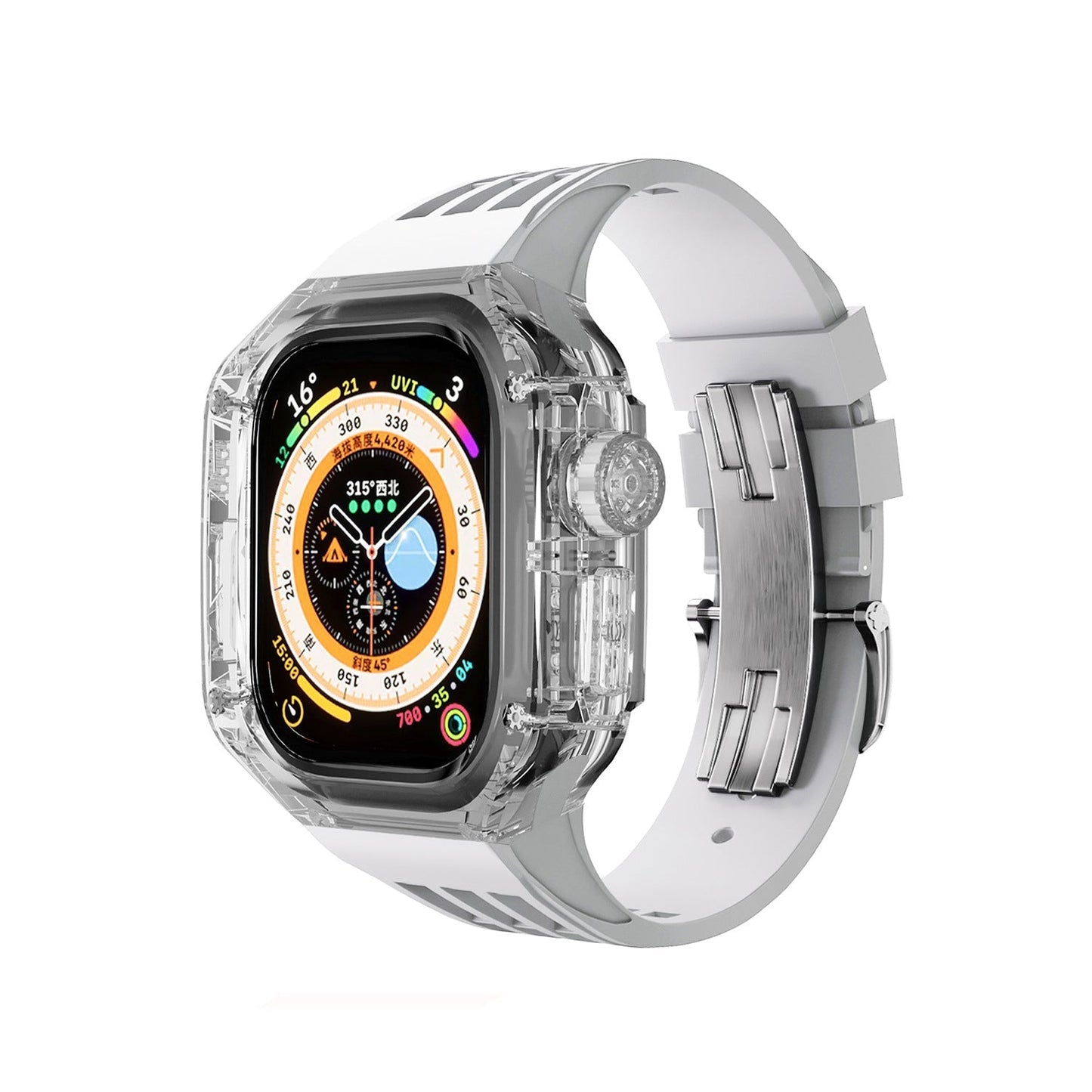 Luxury Case Strap For Apple Watch Ultra 49mm - Mycasety Mycasety