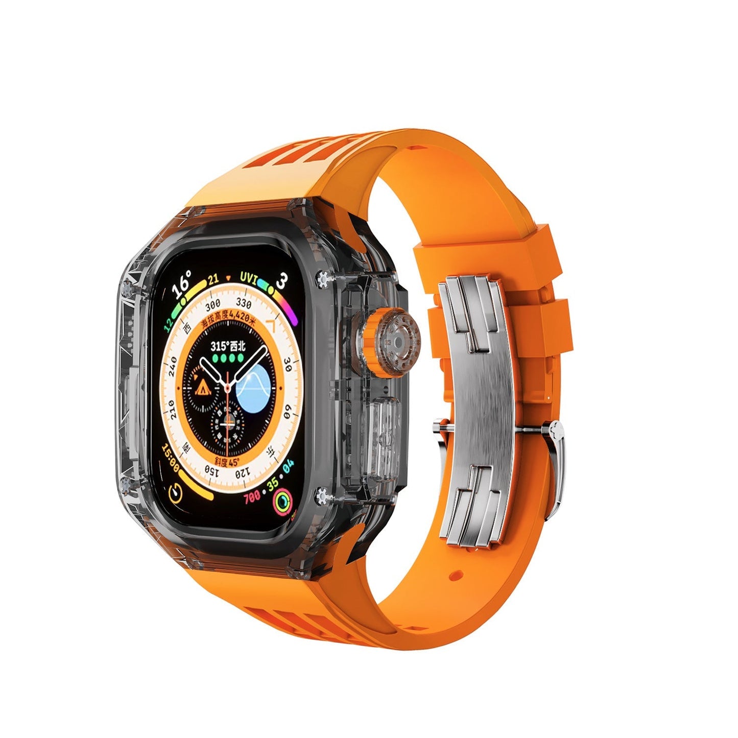 Luxury Case Strap For Apple Watch Ultra 49mm - Mycasety Mycasety