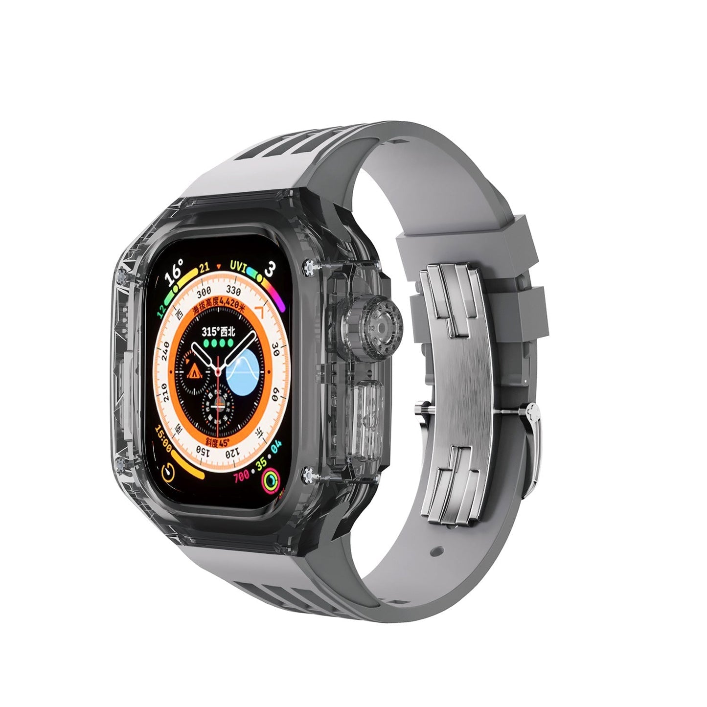 Luxury Case Strap For Apple Watch Ultra 49mm - Mycasety Mycasety