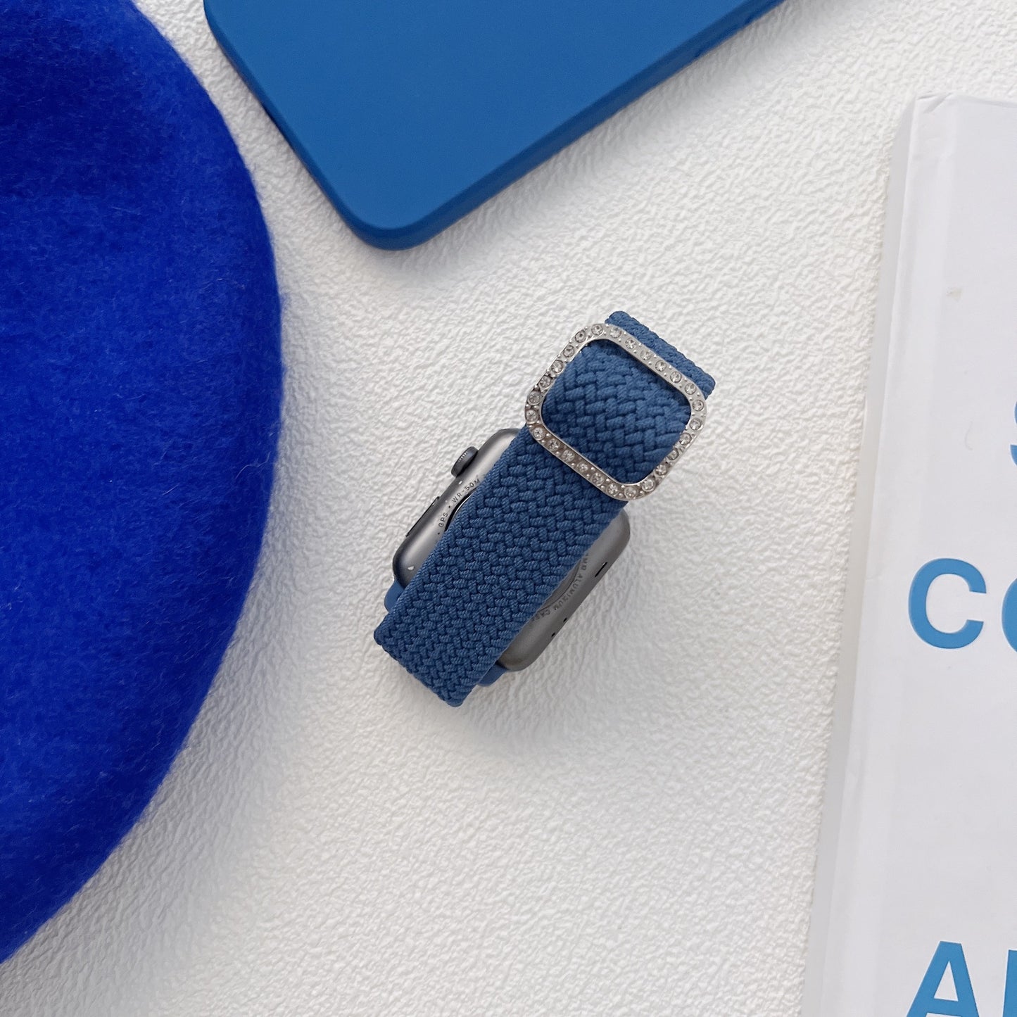 Klein blue Apple Watch Band Set