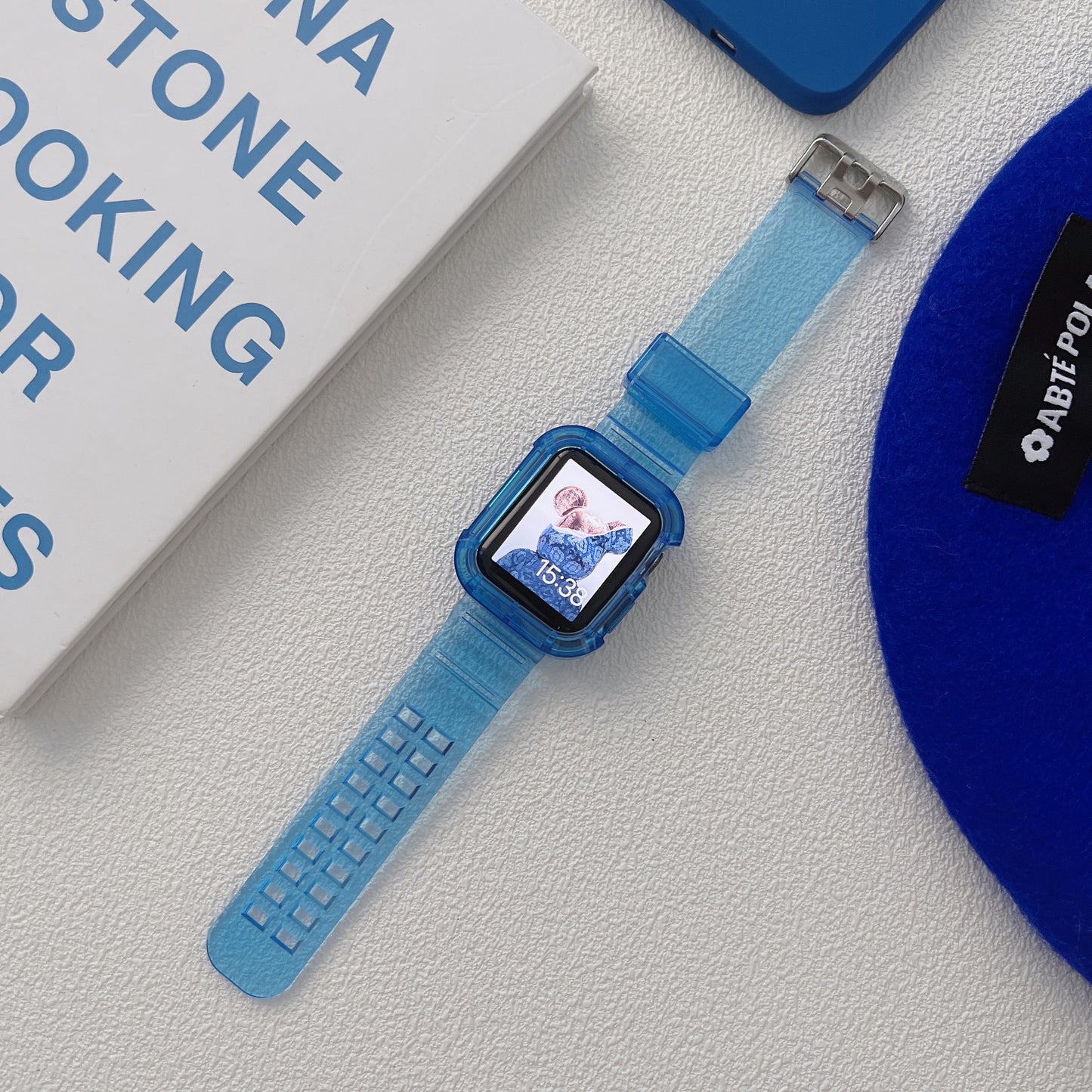 Klein blue Apple Watch Band Set