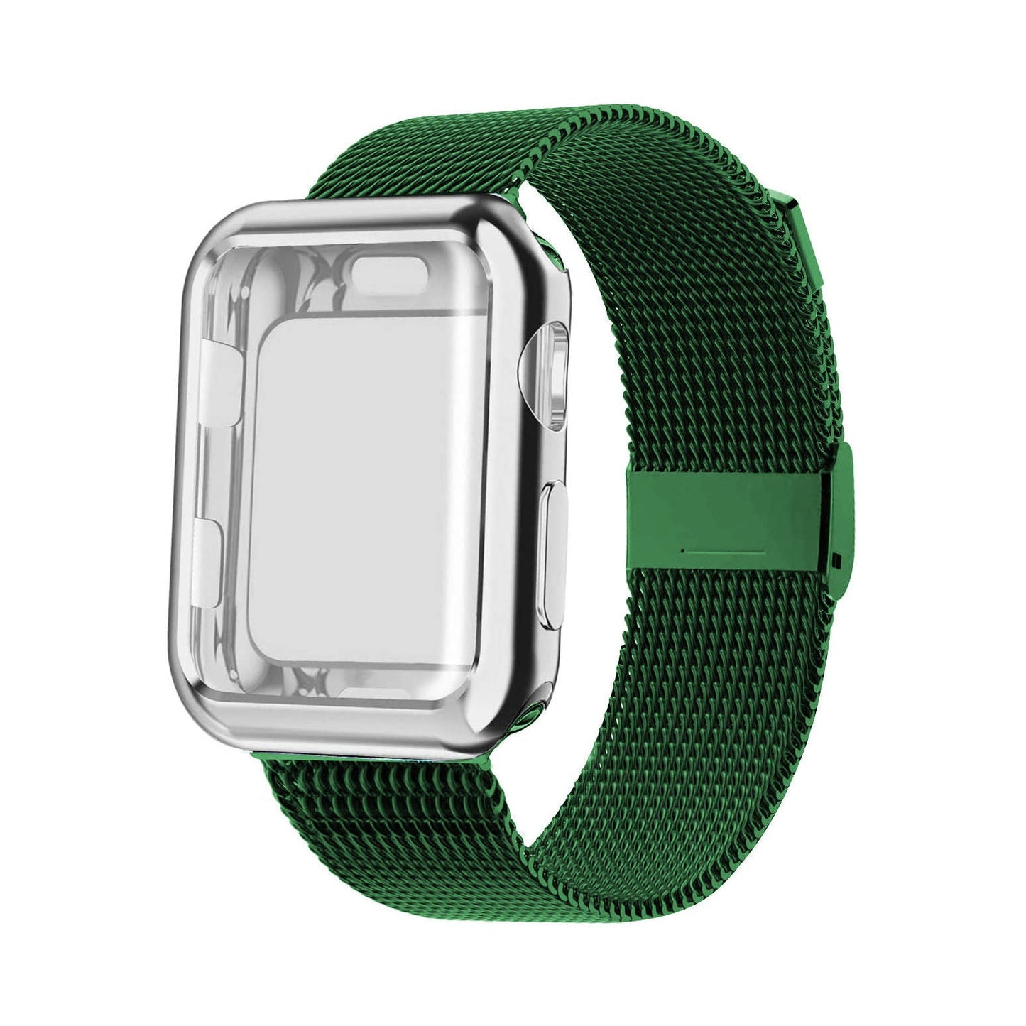 Luxury Metal Case Strap For Apple Watch Series 38/40/41/42/44/45 mm - Mycasety Mycasety