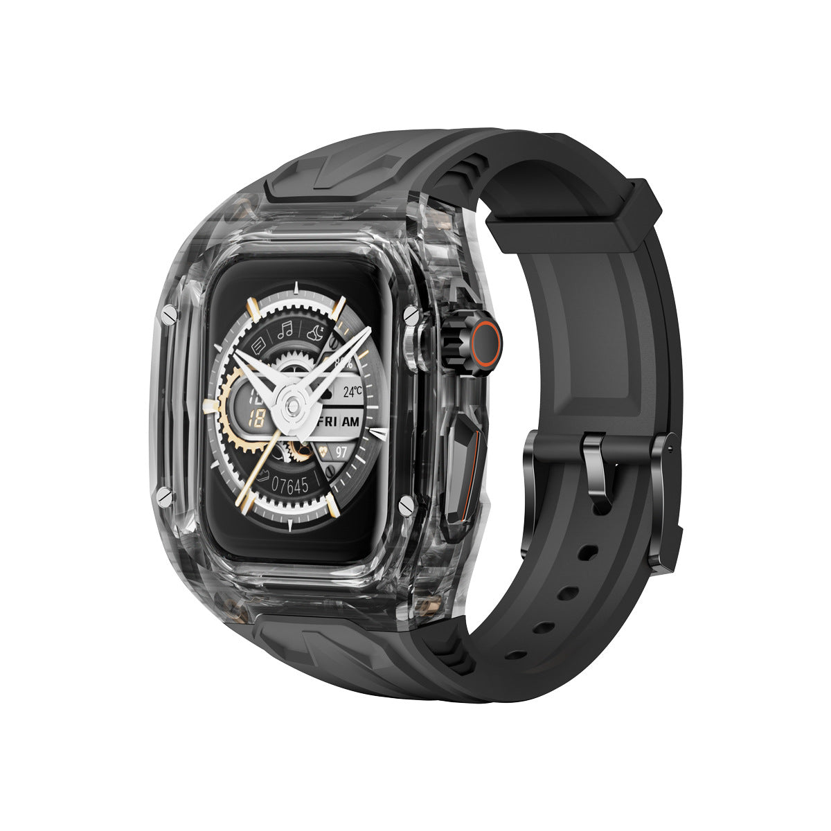 Luxury Transparent Case Strap For Apple Watch