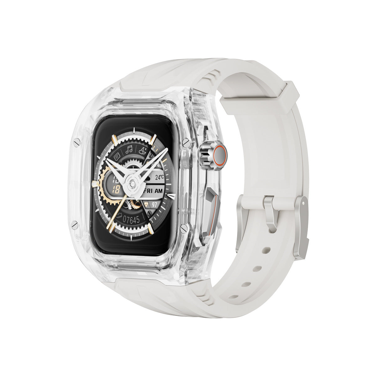 Luxury Transparent Case Strap For Apple Watch