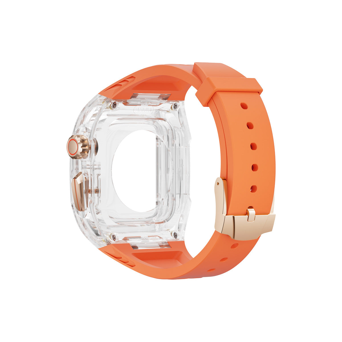 Luxury Transparent Case Strap For Apple Watch