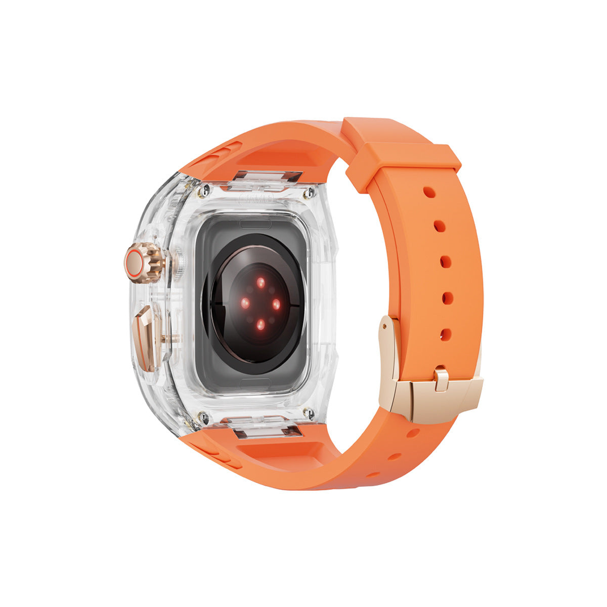 Luxury Transparent Case Strap For Apple Watch