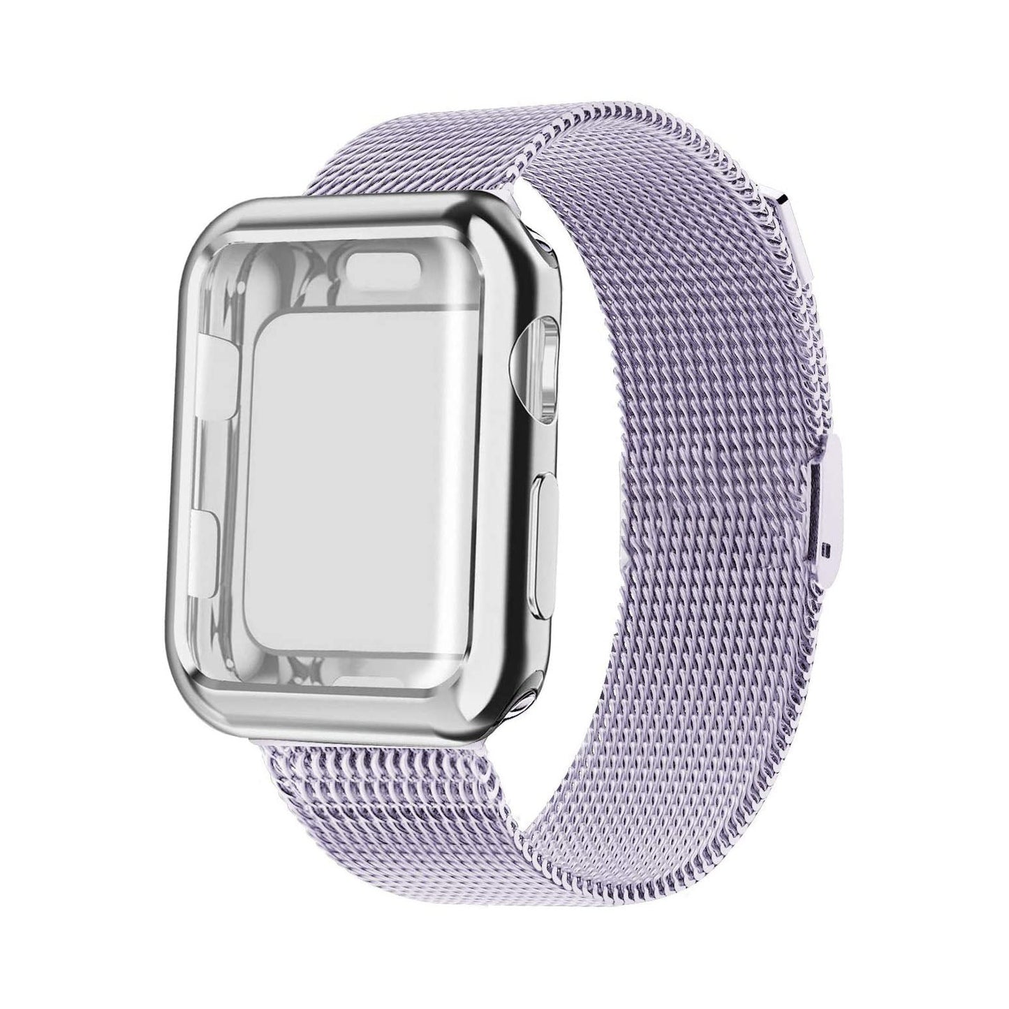 Luxury Metal Case Strap For Apple Watch Series 38/40/41/42/44/45 mm - Mycasety Mycasety