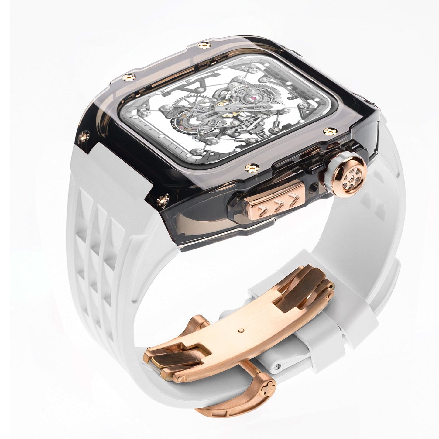 Luxury Case Strap For Apple Watch Series 44/45/49 mm - Mycasety Mycasety