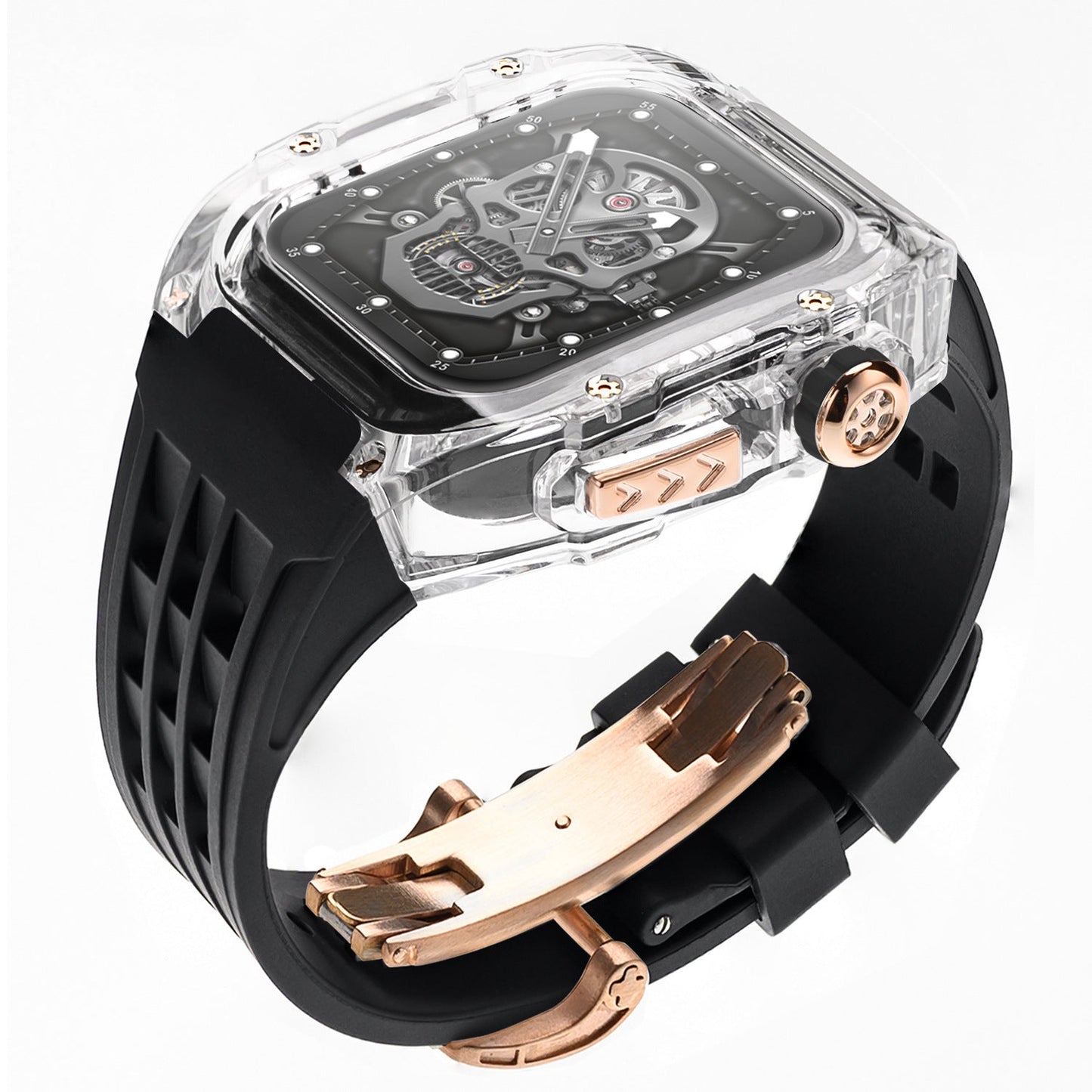 Luxury Case Strap For Apple Watch Series 44/45/49 mm - Mycasety Mycasety
