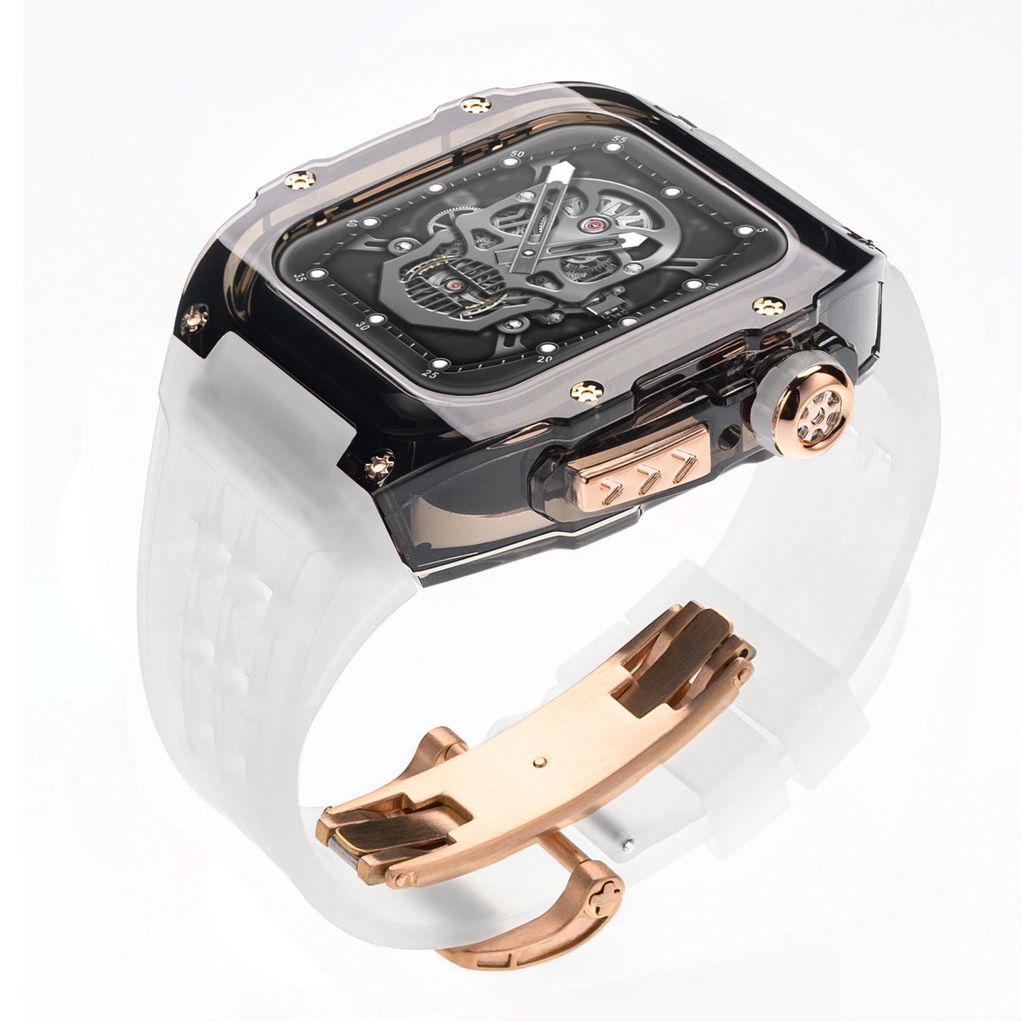 Luxury Case Strap For Apple Watch Series 44/45/49 mm - Mycasety Mycasety