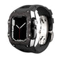 Carbon Fiber And Titanium Case With Fluororubber Strap For Apple Watch 44/45 MM - Mycasety Mycasety