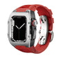 Luxury Metal Case Strap For Apple Watch Series 44/45 mm - Mycasety Mycasety