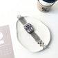 High-End Starlight Series Leather Metal Apple Watch Band