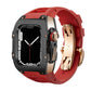 Luxury Metal Case Strap For Apple Watch Series 44/45 mm - Mycasety Mycasety