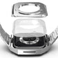 Luxury Metal Case Strap For Apple Watch 44/45mm - Mycasety Mycasety