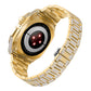 Luxury Metal Crystal Diamond Case Strap For Apple Watch Series 44/45mm - mycasety2023 Mycasety