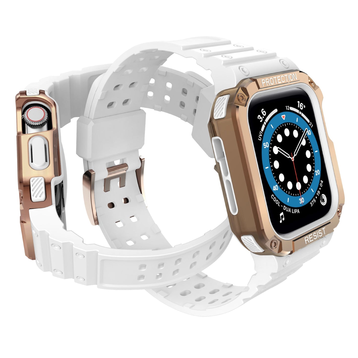 Luxury Case Strap For Apple Watch 44/45mm - Mycasety Mycasety