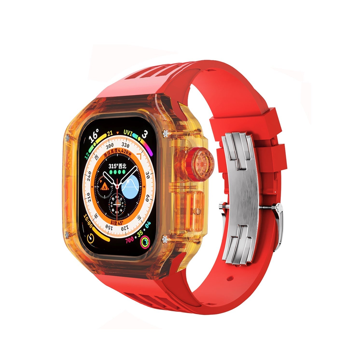 Luxury Case Strap For Apple Watch Ultra 49mm - Mycasety Mycasety
