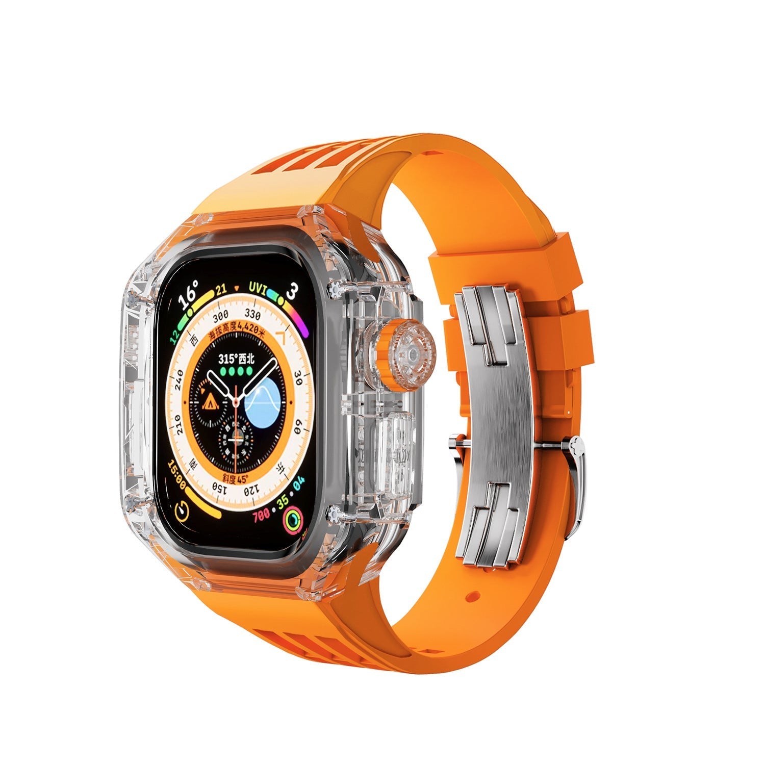 Luxury Case Strap For Apple Watch Ultra 49mm - Mycasety Mycasety