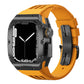 Luxurious Titanium Alloy Case Strap For Apple Watch Series 44/45 mm - Mycasety Mycasety