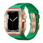 Luxurious Titanium Alloy Case Strap For Apple Watch Series 44/45 mm - Mycasety Mycasety