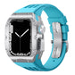 Luxurious Titanium Alloy Case Strap For Apple Watch Series 44/45 mm - Mycasety Mycasety