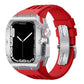 Luxurious Titanium Alloy Case Strap For Apple Watch Series 44/45 mm - Mycasety Mycasety