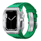Luxurious Titanium Alloy Case Strap For Apple Watch Series 44/45 mm - Mycasety Mycasety