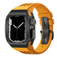 Luxurious Titanium Alloy Case Strap For Apple Watch Series 44/45 mm - Mycasety Mycasety