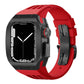 Luxurious Titanium Alloy Case Strap For Apple Watch Series 44/45 mm - Mycasety Mycasety