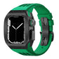 Luxurious Titanium Alloy Case Strap For Apple Watch Series 44/45 mm - Mycasety Mycasety