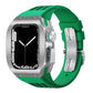 Luxurious Titanium Alloy Case Strap For Apple Watch Series 44/45 mm - Mycasety Mycasety