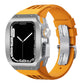 Luxurious Titanium Alloy Case Strap For Apple Watch Series 44/45 mm - Mycasety Mycasety