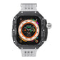 Luxurious Carbon Fiber Case Strap For Apple Watch Ultra 49 mm - Mycasety Mycasety