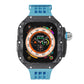 Luxurious Carbon Fiber Case Strap For Apple Watch Ultra 49 mm - Mycasety Mycasety