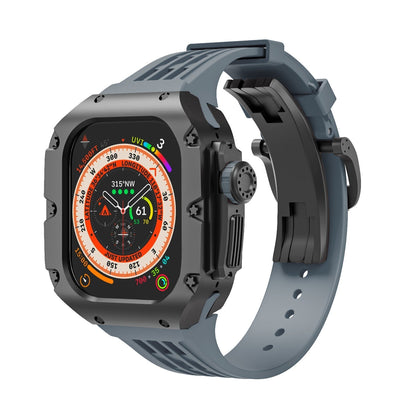 Luxurious Titanium Alloy Case Strap For Apple Watch Ultra 49 mm - Mycasety Mycasety