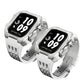 Luxurious Titanium Alloy Crystal Case Strap For Apple Watch 44/45 mm - Mycasety Mycasety