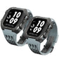 Luxurious Titanium Alloy Crystal Case Strap For Apple Watch 44/45 mm - Mycasety Mycasety