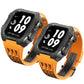 Luxurious Titanium Alloy Crystal Case Strap For Apple Watch 44/45 mm - Mycasety Mycasety