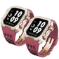 Luxurious Titanium Alloy Crystal Case Strap For Apple Watch 44/45 mm - Mycasety Mycasety