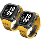 Luxurious Titanium Alloy Crystal Case Strap For Apple Watch 44/45 mm - Mycasety Mycasety