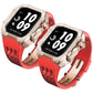 Luxurious Titanium Alloy Crystal Case Strap For Apple Watch 44/45 mm - Mycasety Mycasety