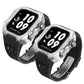 Luxurious Titanium Alloy Crystal Case Strap For Apple Watch 44/45 mm - Mycasety Mycasety