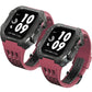 Luxurious Titanium Alloy Crystal Case Strap For Apple Watch 44/45 mm - Mycasety Mycasety