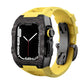 Carbon Fiber And Titanium Case With Fluororubber Strap For Apple Watch 44/45 MM - Mycasety Mycasety