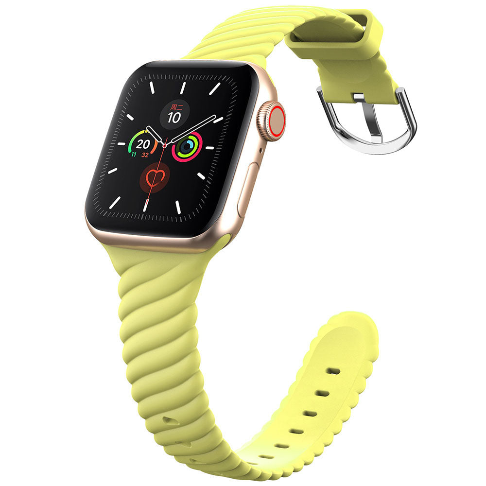 Silicone Rainbow Twist Sport Band For Apple Watch